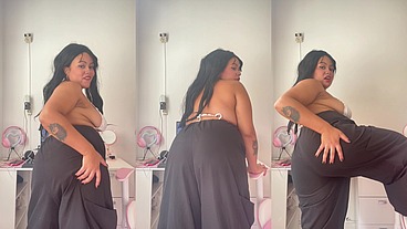 Farting with baggy pants to make you cum JOI
