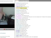 Self Facial on Chaturbate! Webcam Screen Recording, Hard after Cumming