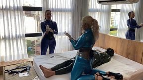 TWO SADIC QUEENS AND A SLAVE