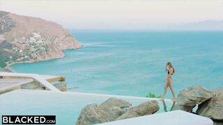 BLACKED Strong black man fucks blonde tourist on the beach