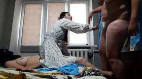 Summer vacation brings hot threesomes - Lesbian fantasy