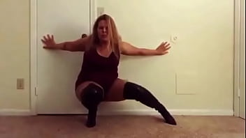 Thigh high boots sexy dancing short version