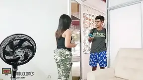Hot Brunette Fucks Her Stepbrother At Home - Porn In Spanish