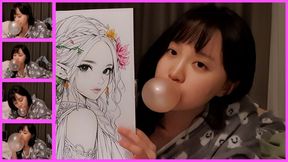 Blowing Bubblegum Bubbles: Coloring Edition 2