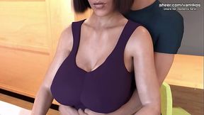 Hot MILF stepmom wants her stepson's big cock in her wet pussy