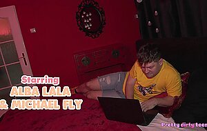 Alba lala, french babe rough fucked for laptop