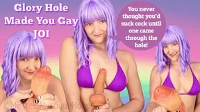 Glory Hole Made You Gay JOI - You can't help but suck a dick when it comes through the hole! - Make Me Bi, Bisexual Encouragement, Female Domination, Femdom, Jerk Off Instruction - WMV