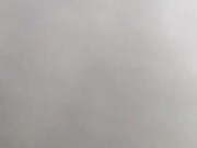 Tiny cock explodes in public