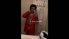 Ezra_kyle25 shows off sexy red lingerie and big ass on onlyfans to see more visit onlyfans link in bio or onlyfans.com/ezra_kyle25 for more sex videos