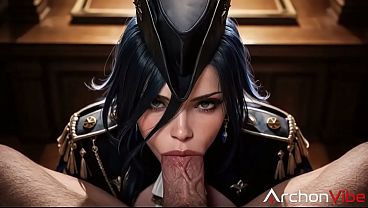 Clorinde lost her first court battle, so she'_s paying for it with her wet pussy [AI]