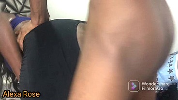 ⭐ Creamy pussy cumming on big dick