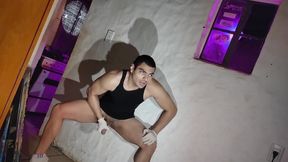 Sexy Big Muscular Doctor - cosplay - Number One Masturbation with Latex Gloves