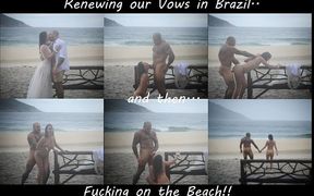 Beach Fuck - Vow Renewals and Cum on My Face