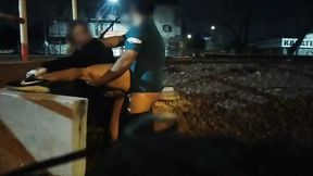 Public Nudity Voyeurism Caught Live on Footage Walking Naked Urban Sluts Get Caught Fucking