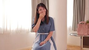 Satomi Narushima, a 30-year-old clerical worker with an over-160cm