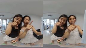 3DVR180 ERER LELE kisses you and shatters your POV