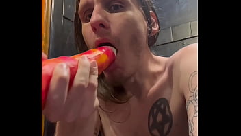 Big Dildo Deepthroat