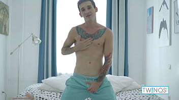 The Inked Noah Takes His Own Cock Deep Inside His Tight Ass!