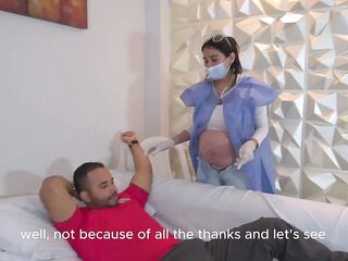 SEX WITH A PREGNANT DOCTOR IN A DOCTOR'S OFFICE