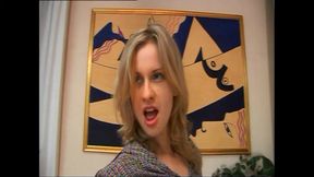 Wonderful Sexy Busty Skinny MILF Fucked and Cummed in Mouth by Big Mature Amateur Cock