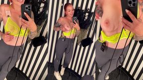 dessous shopping!! nackte titten in der umkleidekabine!