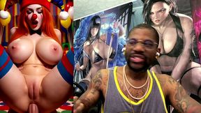 tight bald pussy the clown celebrates your birthday by fucking you, ai generated