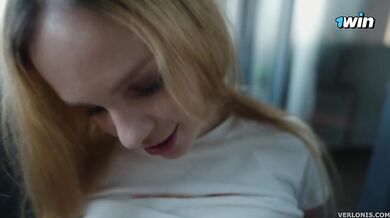 Stepsister got caught smoking and didn't mind getting fucked in ass and pussy