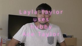 Ace Taylor Services Hot BBW Wife Layla Taylor and then jerks off (1080p)