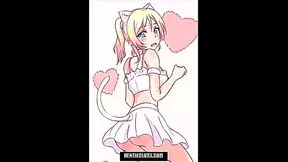 Seductive Naked Hentai Goddess Teases in Steamy Ecchi Art Showcase