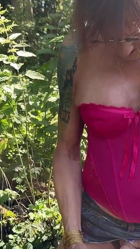 Ns Mistress Naomiperv Kinky Slut in Outdoor Peeping Tom