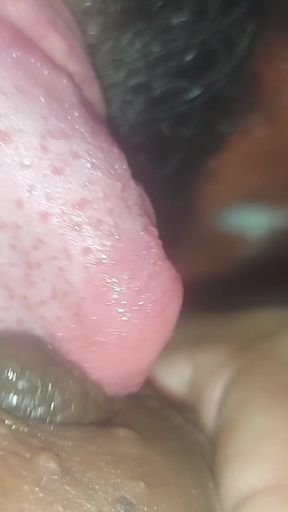 Sucking Her Milk, Jerking off and Fucking Her Tight Black Ass