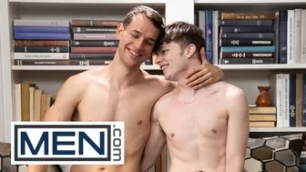 Twink Sam Holister Rides Jake Preston's Big Cock on Couch Cheating on Boyfriend