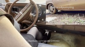 High heels, a big gas pedal, and a Buick 350!
