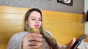 Burping and Watching My Series on My Phone - By Isabelita - Full Clip