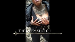 the kinky slut queen  dark dea  fuck in abandoned house like a whore