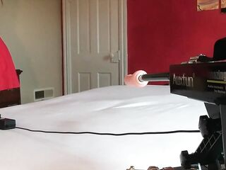 Pants to the side upskirt close up screw machine whilst wearing my recent heels