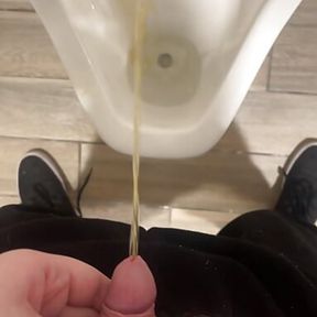 Pissing from my clit at work