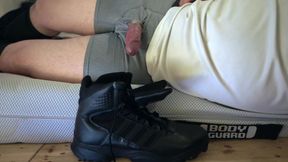Cumshot Into My Adidas Gsg 9 Boots