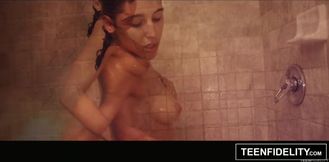 TEENFIDELITY Abella Danger Ga and Squirting for Step-Dad
