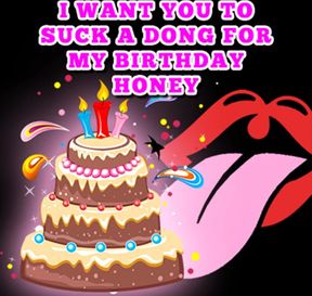 AUDIO ONLY - I want you to suck a dong for my birthday honey
