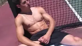 Next Door Male: Stroking in the Sunshine