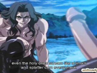 Tranny anime gets licked her bigcock in the outdoor