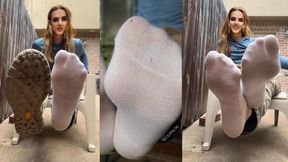 White Paws -- Sweaty Goddess Socks