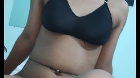My hot girlfriend got on top of me and fucked me as she pleased.