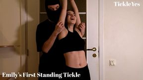 Emily's First Standing Tickle - Full HD