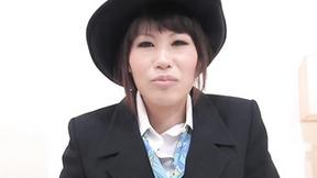 ”Adorable Asian Babe In Outfit Gets Fondled & Fingered”