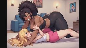 Female Wrestling Confessions #144B: My Gassy Grapple to Supremacy (Animated)