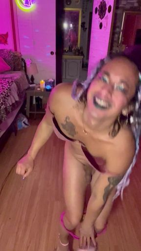 Slow and Sensual Rock Striptease