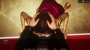 Furrhouse 1: David Mouth-fucks Asha Before Daisy & Throat Cum