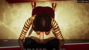 Furrhouse 1: David Mouth-fucks Asha Before Daisy & Throat Cum